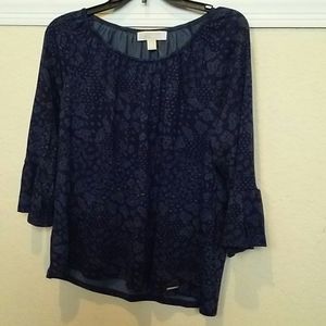 Michael kors blouse with 3/4 sleeves